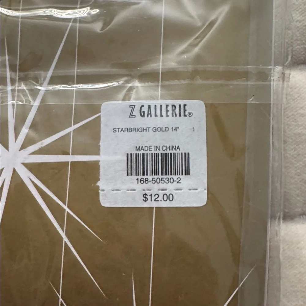 Z Gallerie Elegant Gold Hanging Starbright Set *NWT ✨